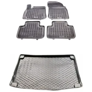 Zestaw dywaniki i mata plastikowa do Volkswagen Touareg III od 2018 Zestaw dywaniki i mata plastikowa do Volkswagen Touareg III od 2018