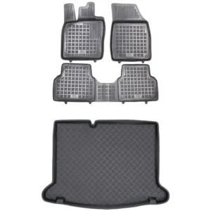 Zestaw dywaniki i mata plastikowa do Volkswagen ID.3 od 2019 Zestaw dywaniki i mata plastikowa do Volkswagen ID.3 od 2019