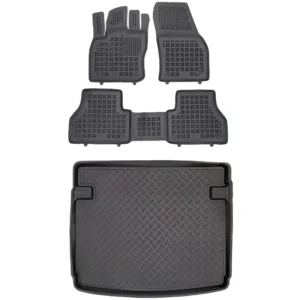 Zestaw dywaniki i mata plastikowa do Volkswagen Caddy V od 2021 Zestaw dywaniki i mata plastikowa do Volkswagen Caddy V od 2021