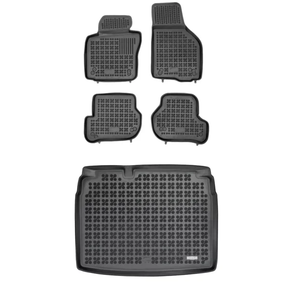 Zestaw dywaniki i mata gumowa do Volkswagen Golf 2008-2016