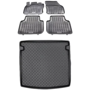 Zestaw dywaniki i mata plastikowa do Volkswagen Tiguan Allspace od 2017 Zestaw dywaniki i mata plastikowa do Volkswagen Tiguan Allspace od 2017
