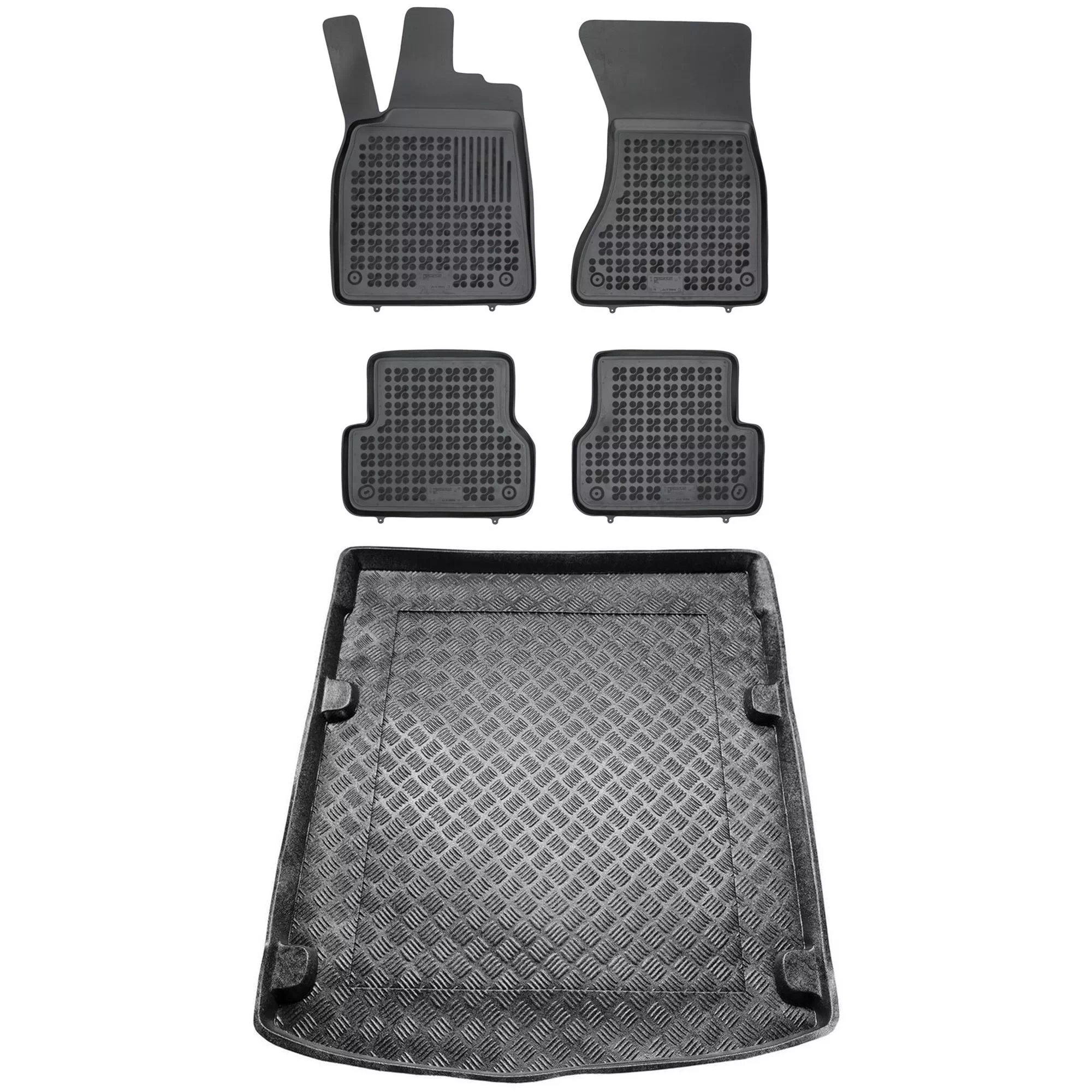 Zestaw dywaniki i mata plastikowa do Audi A6 2011-2018 Zestaw dywaniki i mata plastikowa do Audi A6 2011-2018