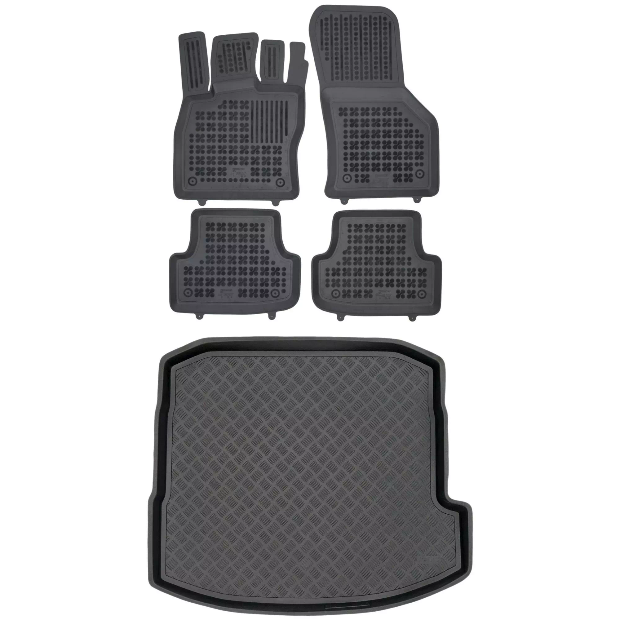 Zestaw dywaniki i mata plastikowa do Audi A3 od 2020 Zestaw dywaniki i mata plastikowa do Audi A3 od 2020