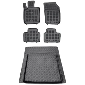 Zestaw dywaniki i mata plastikowa do Volvo S60 III od 2018 Zestaw dywaniki i mata plastikowa do Volvo S60 III od 2018