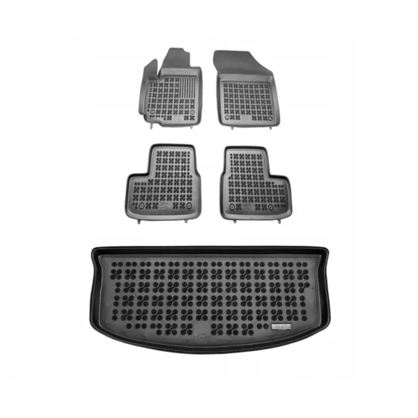 Zestaw dywaniki i mata gumowa do Opel Agila II B 2008-2014