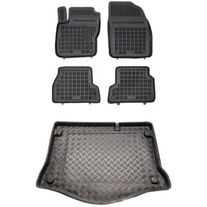Zestaw dywaniki i mata antypoślizgowa Ford Focus II 2005-2011 Zestaw dywaniki i mata antypoślizgowa Ford Focus II 2005-2011