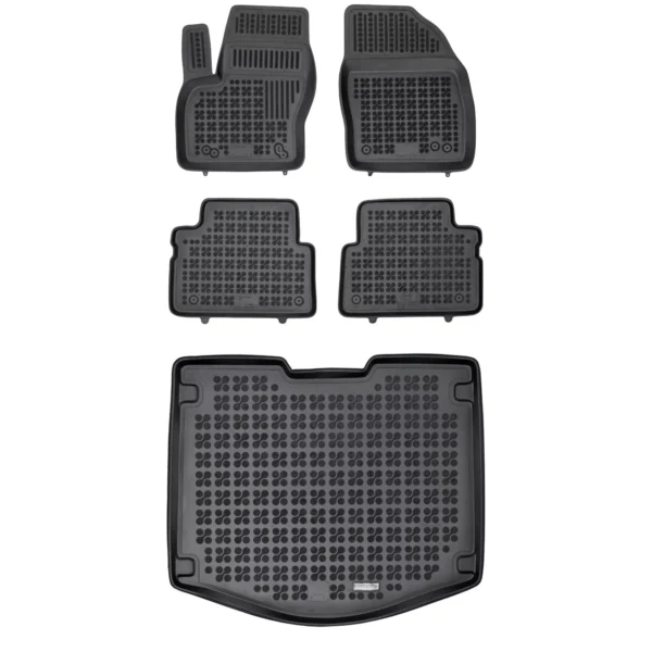Zestaw dywaniki i mata gumowa do Ford C-Max II 2010-2019