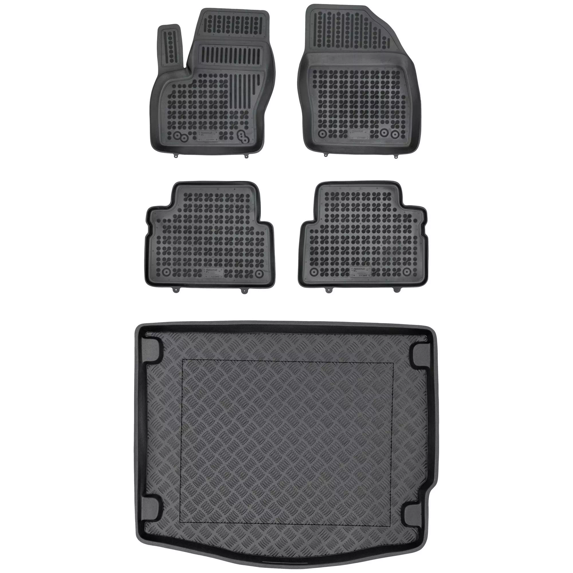 Zestaw dywaniki i mata plastikowa do Ford Focus 2010-2019 Zestaw dywaniki i mata plastikowa do Ford Focus 2010-2019