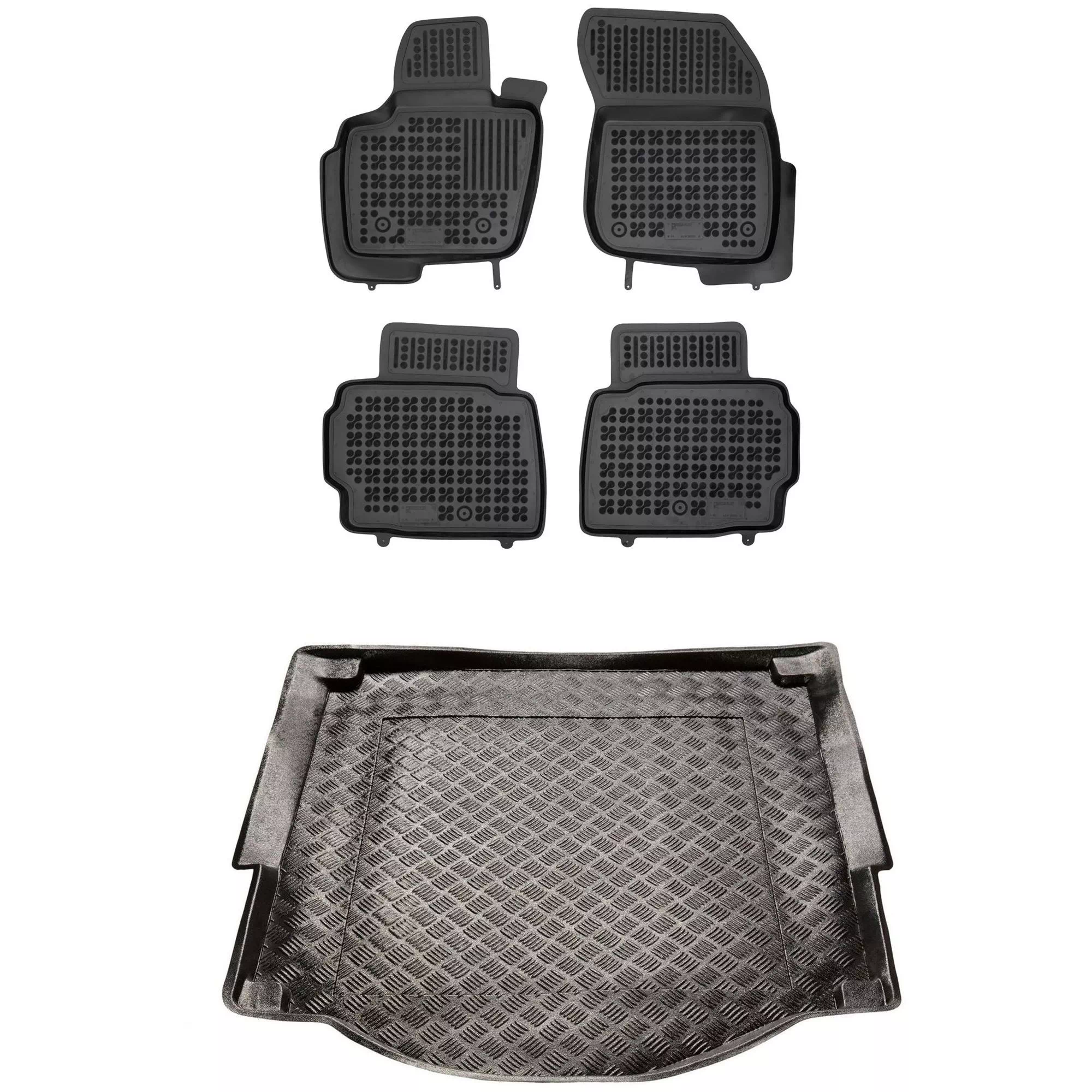 Zestaw dywaniki i mata plastikowa do Ford Mondeo 2014-2022 Zestaw dywaniki i mata plastikowa do Ford Mondeo 2014-2022