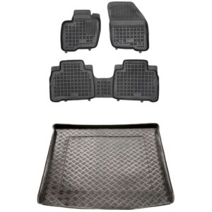 Zestaw dywaniki i mata antypoślizgowa Ford S-Max II od 2015 Zestaw dywaniki i mata antypoślizgowa Ford S-Max II od 2015