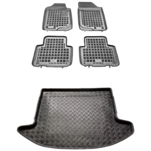 Zestaw dywaniki i mata plastikowa do Kia Carens III 2006-2013 Zestaw dywaniki i mata plastikowa do Kia Carens III 2006-2013