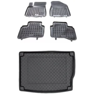 Zestaw dywaniki i mata plastikowa do Kia Niro I 2016-2022 Zestaw dywaniki i mata plastikowa do Kia Niro I 2016-2022