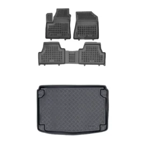 Zestaw dywaniki i mata plastikowa do Kia e-Soul III od 2020 Zestaw dywaniki i mata plastikowa do Kia e-Soul III od 2020