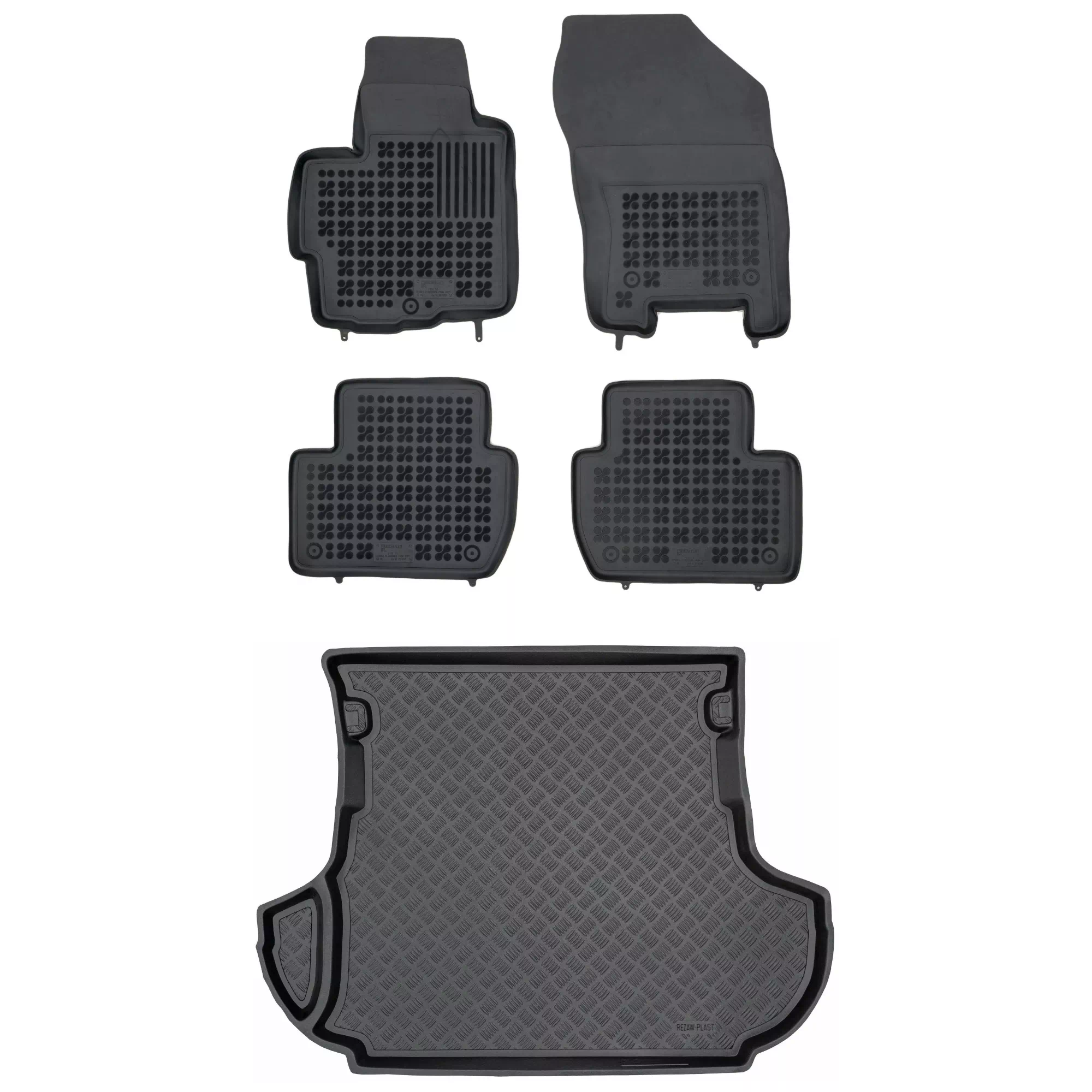 Zestaw dywaniki i mata plastikowa do Citroën C-Crosser 2007-2012 Zestaw dywaniki i mata plastikowa do Citroën C-Crosser 2007-2012