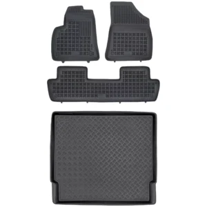 Zestaw dywaniki i mata plastikowa do Peugeot 5008 I 2009-2017 Zestaw dywaniki i mata plastikowa do Peugeot 5008 I 2009-2017