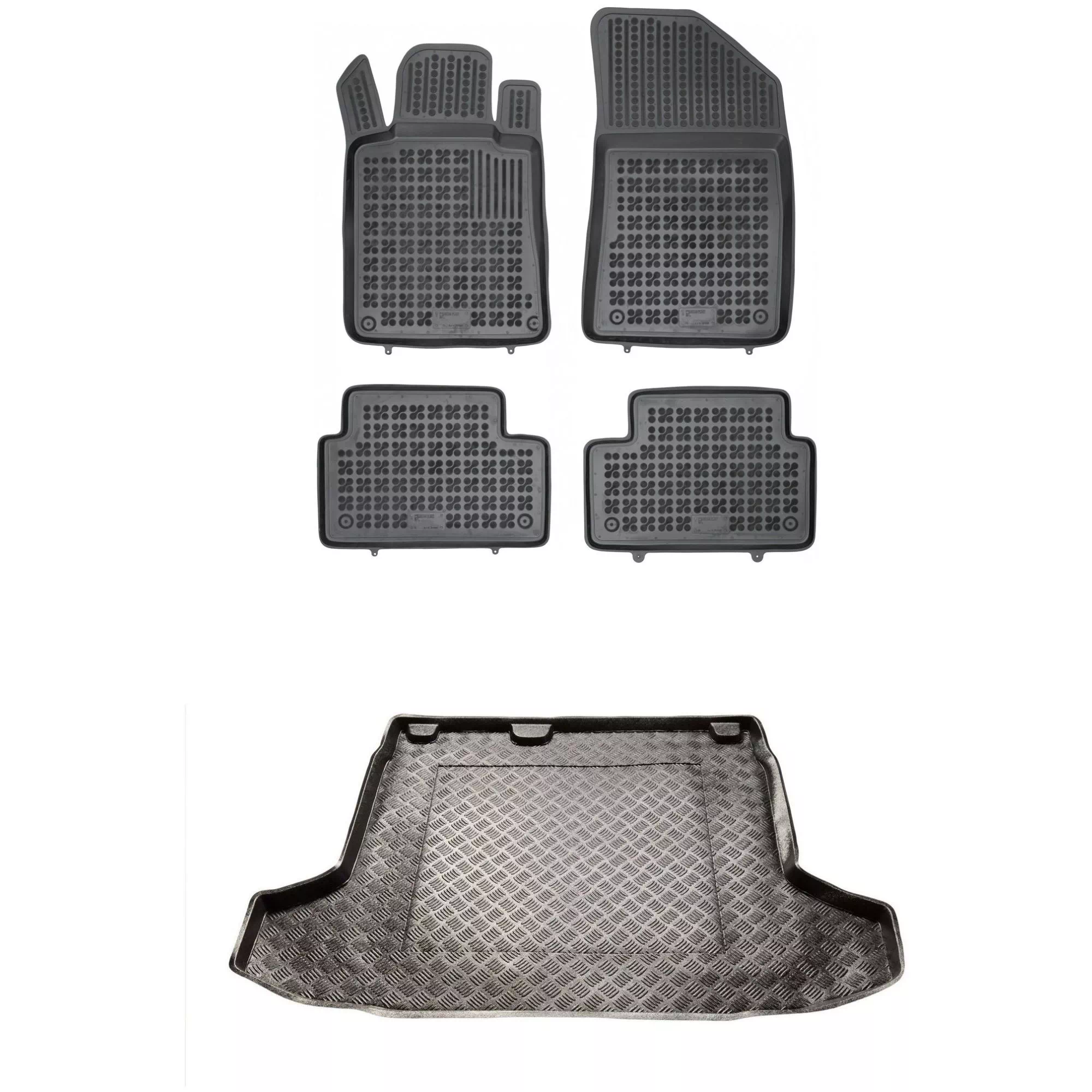 Zestaw dywaniki i mata plastikowa do Peugeot 508 2010-2018 Zestaw dywaniki i mata plastikowa do Peugeot 508 2010-2018