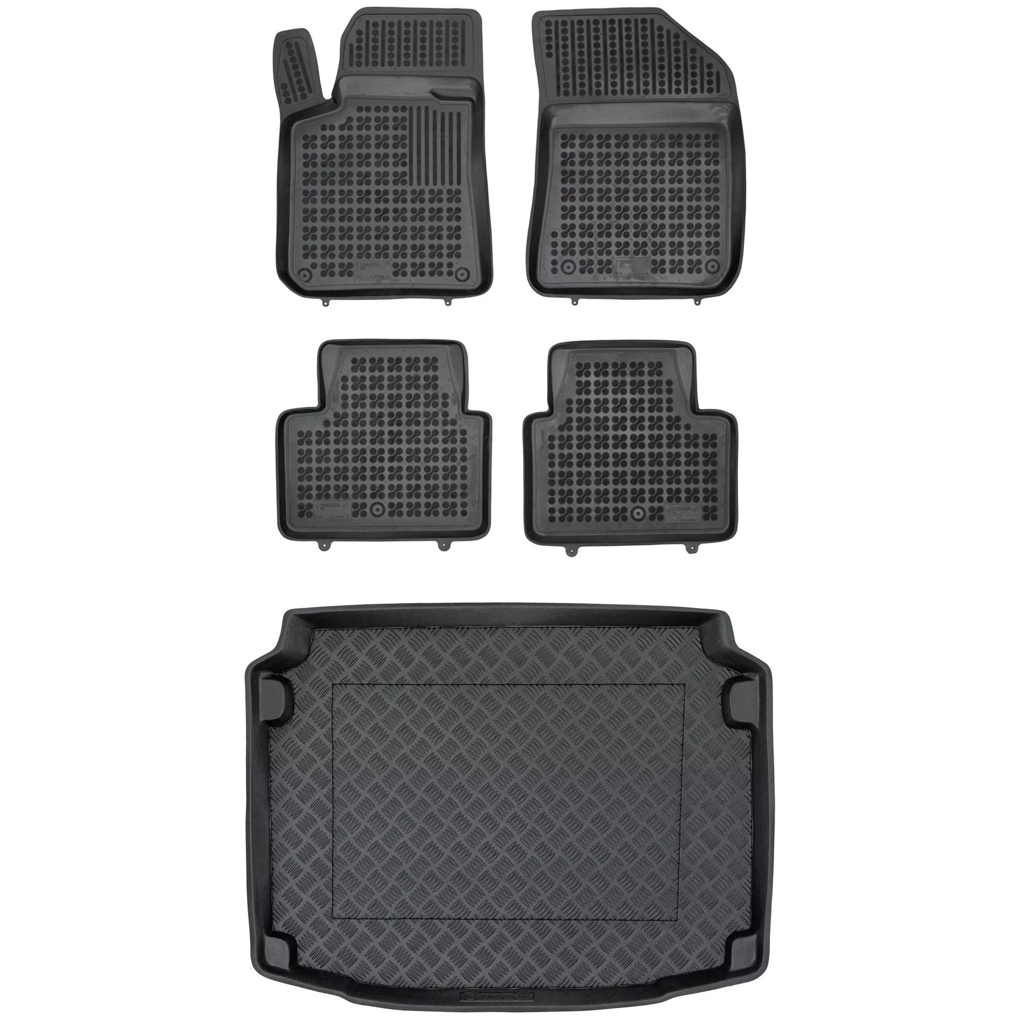 Zestaw dywaniki i mata plastikowa do Peugeot 308 2013-2021 Zestaw dywaniki i mata plastikowa do Peugeot 308 2013-2021