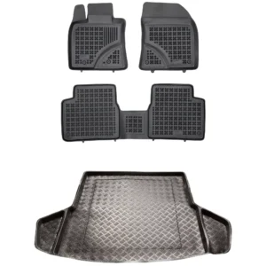 Zestaw dywaniki i mata plastikowa do Toyota Avensis 2009-2018 Zestaw dywaniki i mata plastikowa do Toyota Avensis 2009-2018