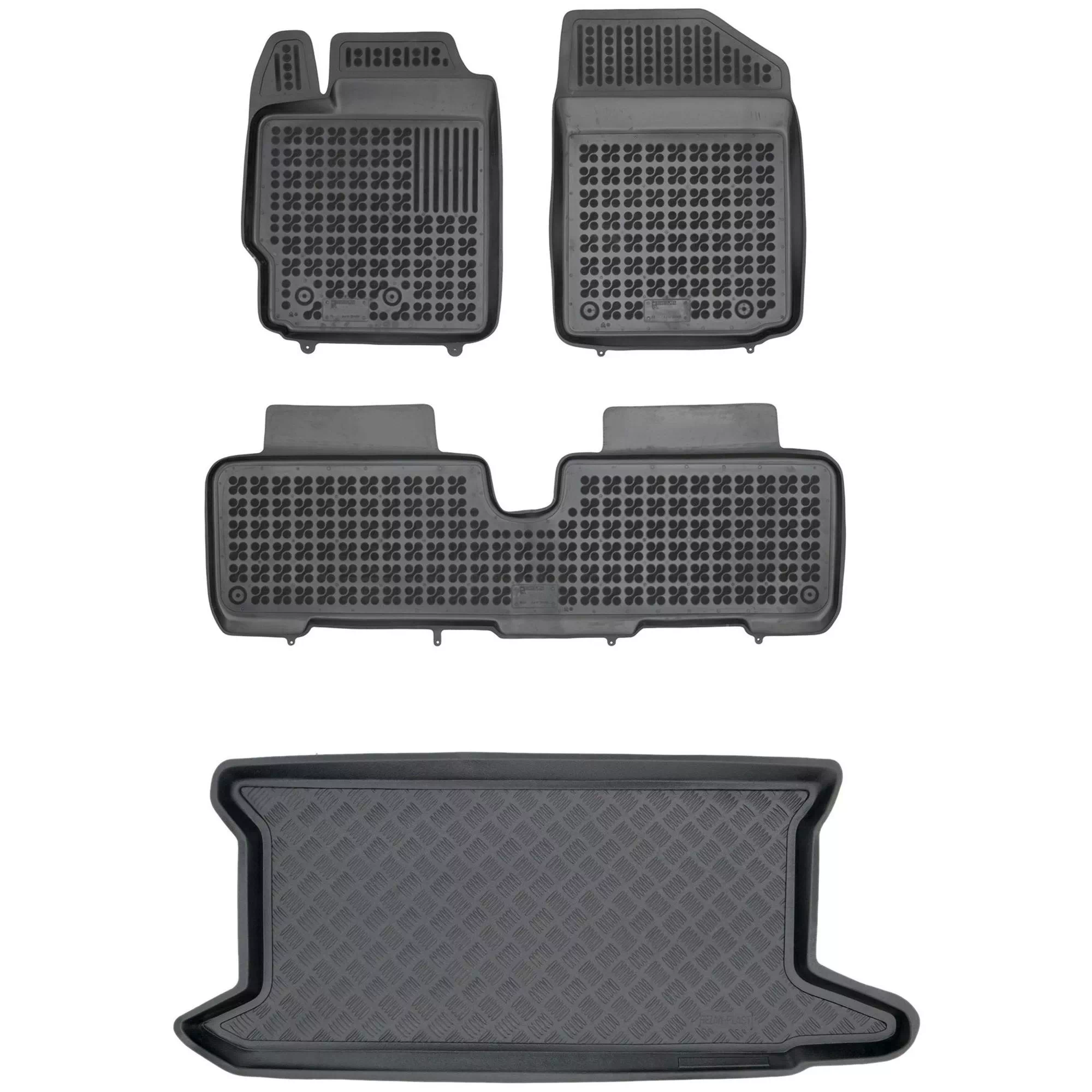 Zestaw dywaniki i mata plastikowa do Toyota Yaris 2005-2011 Zestaw dywaniki i mata plastikowa do Toyota Yaris 2005-2011