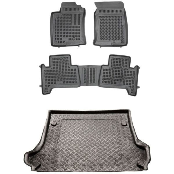 Zestaw dywaniki i mata antypoślizgowa Toyota Land Cruiser J120 2002-2009