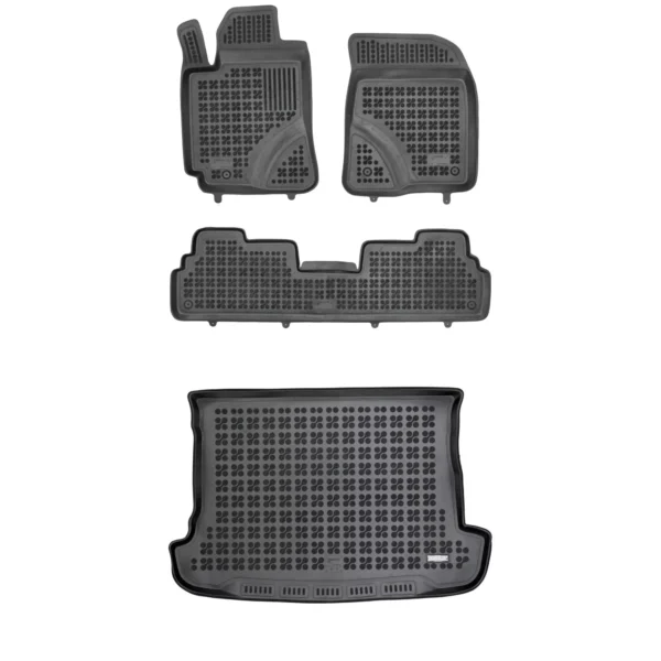 Zestaw dywaniki i mata gumowa do Toyota Corolla Verso II AR10 2004-2009
