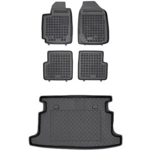 Zestaw dywaniki i mata plastikowa do Toyota Corolla 2001-2007 Zestaw dywaniki i mata plastikowa do Toyota Corolla 2001-2007