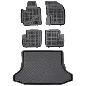 Zestaw dywaniki i mata plastikowa do Toyota RAV4 2000-2005 Zestaw dywaniki i mata plastikowa do Toyota RAV4 2000-2005