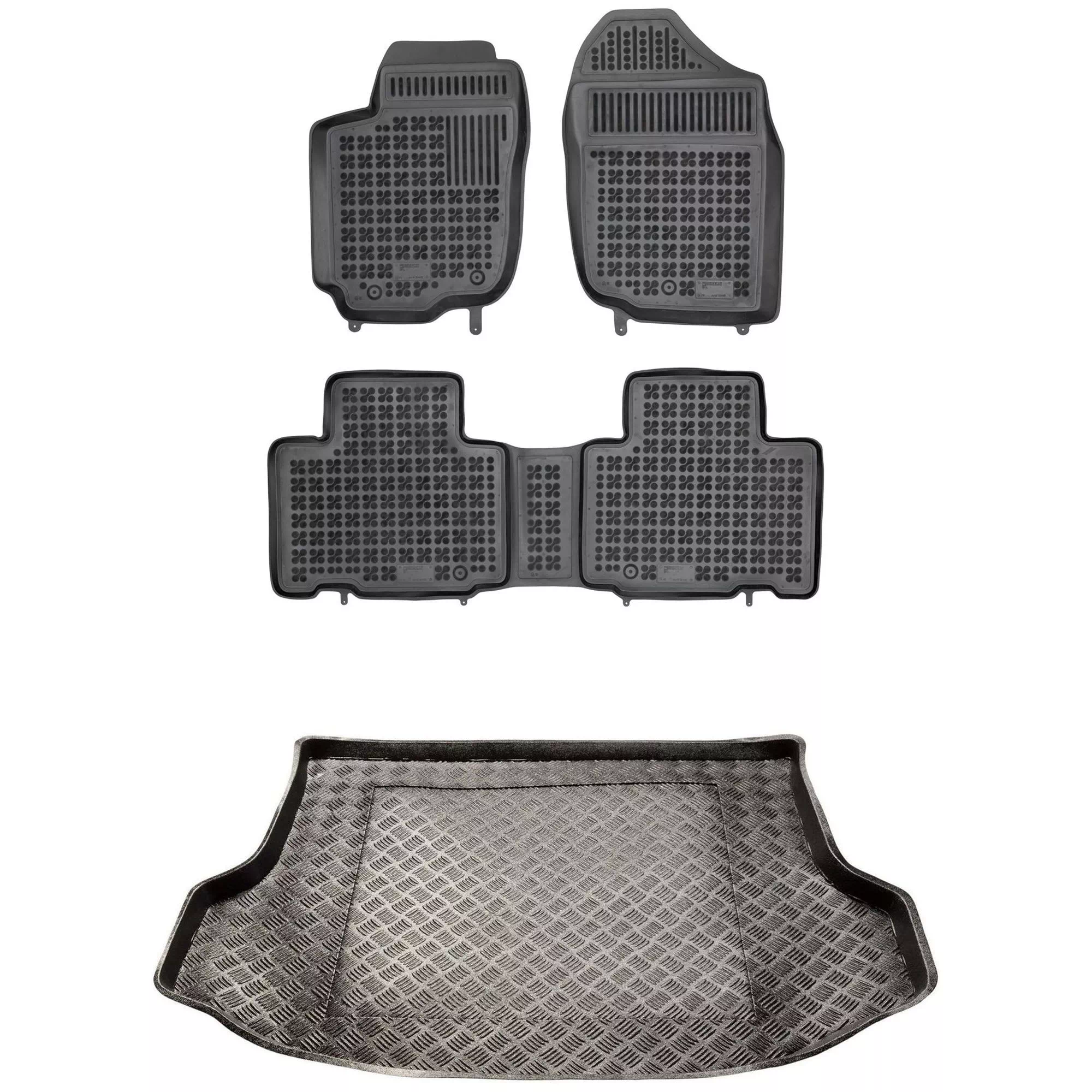 Zestaw dywaniki i mata plastikowa do Toyota RAV4 2013-2019 Zestaw dywaniki i mata plastikowa do Toyota RAV4 2013-2019