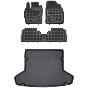 Zestaw dywaniki i mata plastikowa do Toyota Prius+ 2011-2021 Zestaw dywaniki i mata plastikowa do Toyota Prius+ 2011-2021