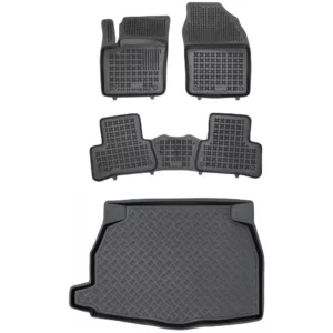 Zestaw dywaniki i mata plastikowa do Toyota C-HR 2016-2023 Zestaw dywaniki i mata plastikowa do Toyota C-HR 2016-2023