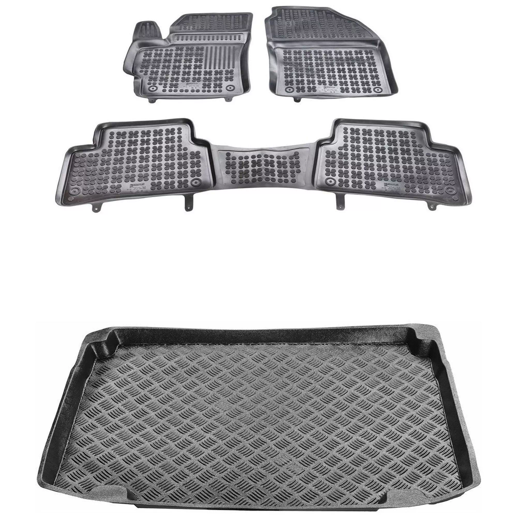 Zestaw dywaniki i mata plastikowa do Toyota Corolla od 2018 Zestaw dywaniki i mata plastikowa do Toyota Corolla od 2018