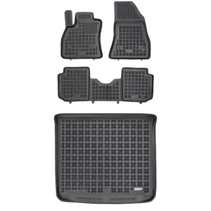 Zestaw dywaniki i mata gumowa do Fiat 500L Living 2013-2022