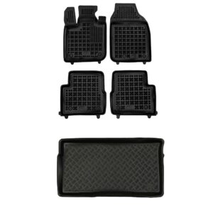 Zestaw dywaniki i mata plastikowa do Fiat 500e II od 2020 Zestaw dywaniki i mata plastikowa do Fiat 500e II od 2020