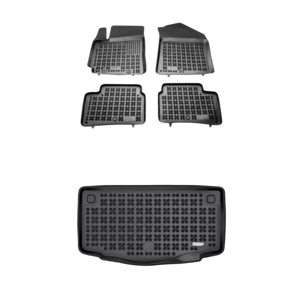 Zestaw dywaniki i mata gumowa do Hyundai i10 II 2013-2019