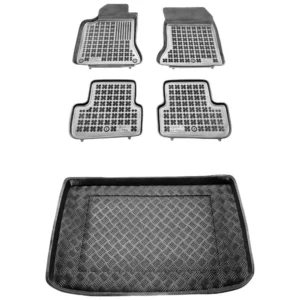 Zestaw dywaniki i mata plastikowa do Mercedes-Benz Klasa A W176 2012-2018 Zestaw dywaniki i mata plastikowa do Mercedes-Benz Klasa A W176 2012-2018