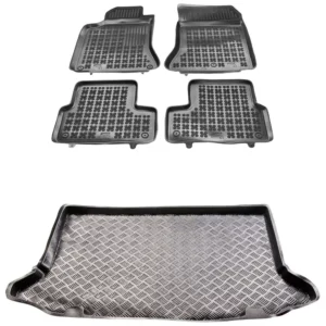 Zestaw dywaniki i mata plastikowa do Mercedes-Benz Klasa A od 2018 Zestaw dywaniki i mata plastikowa do Mercedes-Benz Klasa A od 2018