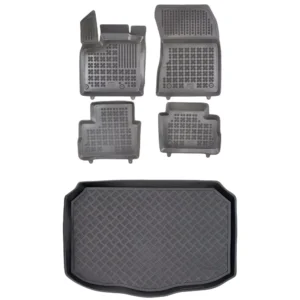 Zestaw dywaniki i mata plastikowa do Nissan Qashqai od 2021 Zestaw dywaniki i mata plastikowa do Nissan Qashqai od 2021