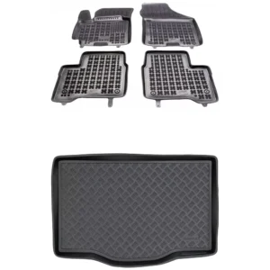 Zestaw dywaniki i mata plastikowa do Suzuki Swift 2017-2024 Zestaw dywaniki i mata plastikowa do Suzuki Swift 2017-2024