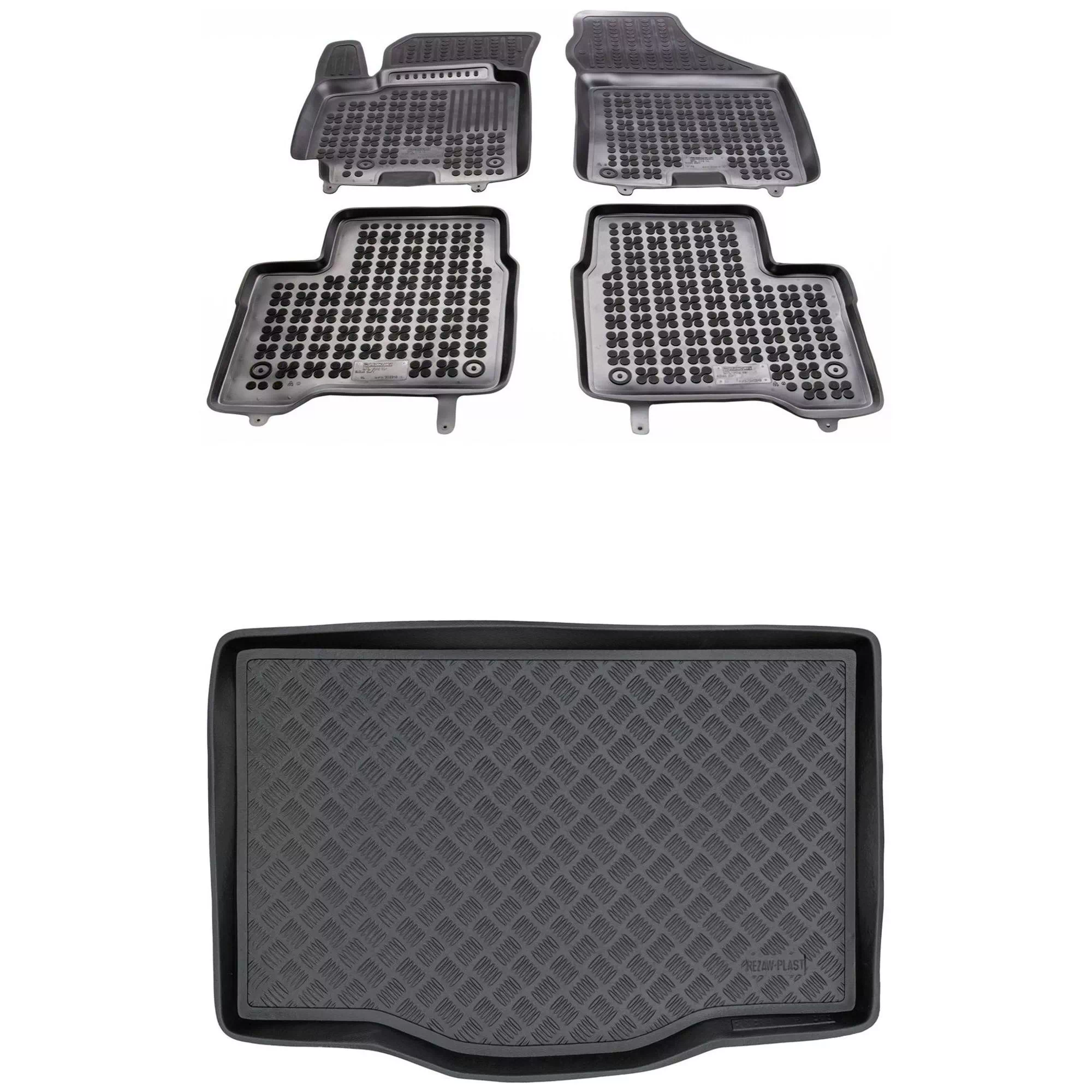 Zestaw dywaniki i mata plastikowa do Suzuki Swift 2017-2024 Zestaw dywaniki i mata plastikowa do Suzuki Swift 2017-2024