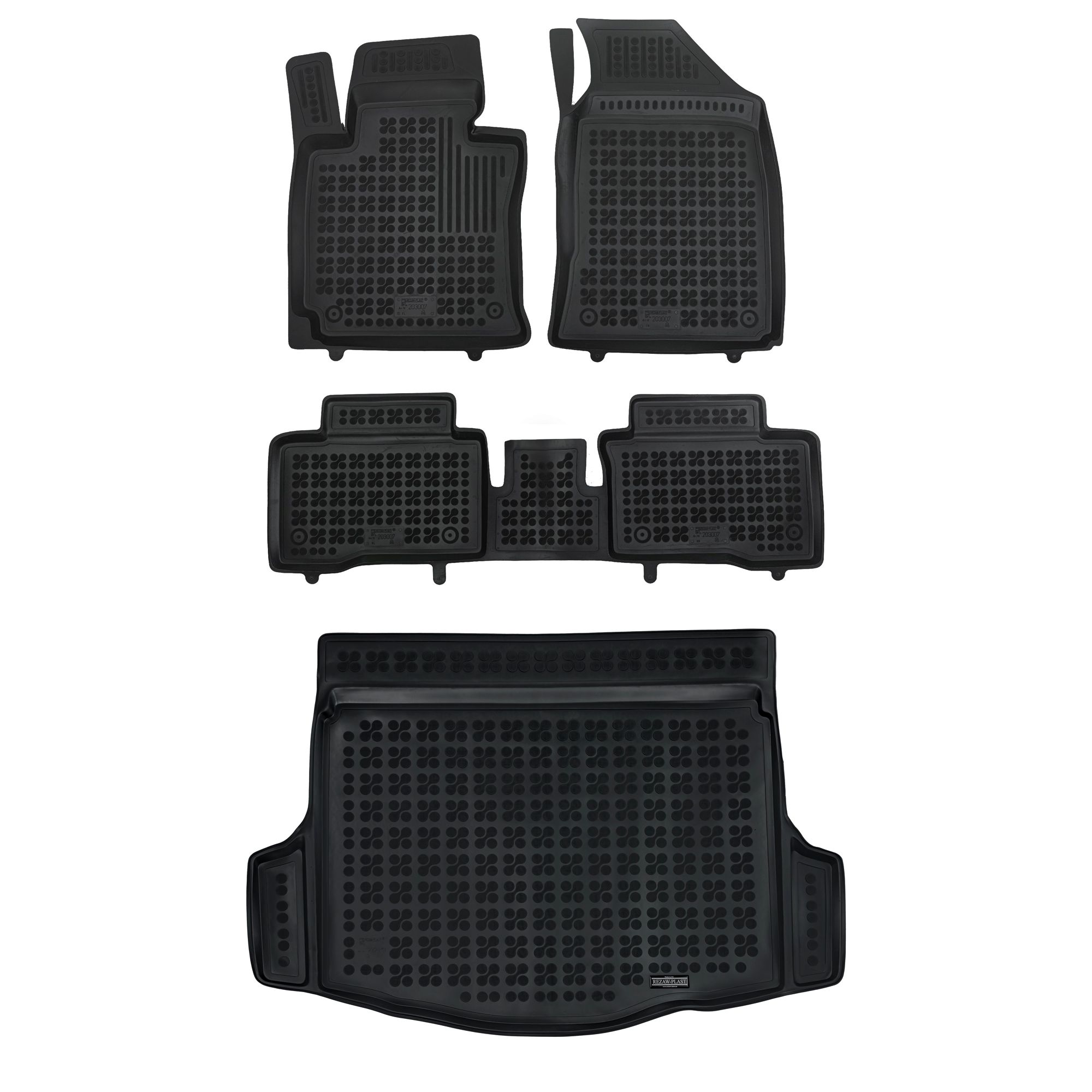 Zestaw dywaniki i mata gumowa do SsangYong Tivoli Grand od 2023 Zestaw dywaniki i mata gumowa do SsangYong Tivoli Grand od 2023