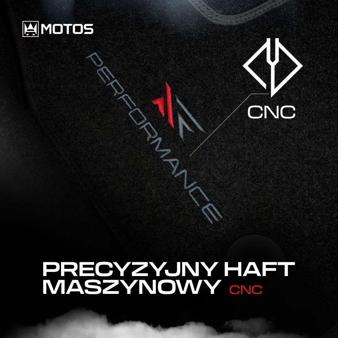 Dywaniki Performance – precyzyjny haft CNC