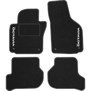 Dywaniki welurowe LOGO do Skoda Octavia II 2004-2013 - obrazek 2
