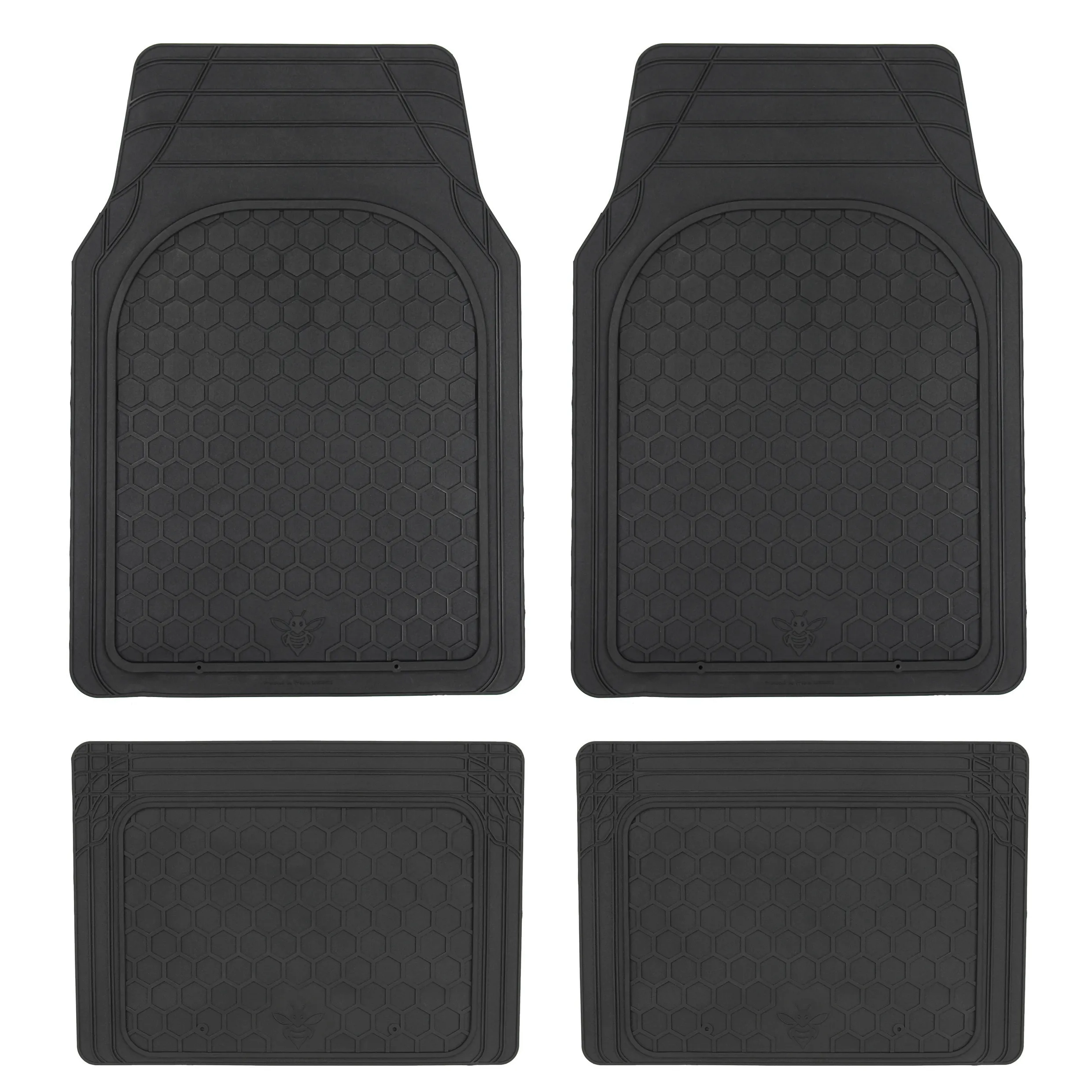 Dywaniki gumowe uniwersalne BEE – komplet 4 szt. możliwość docięcia Dywaniki gumowe uniwersalne BEE – komplet 4 szt. możliwość docięcia