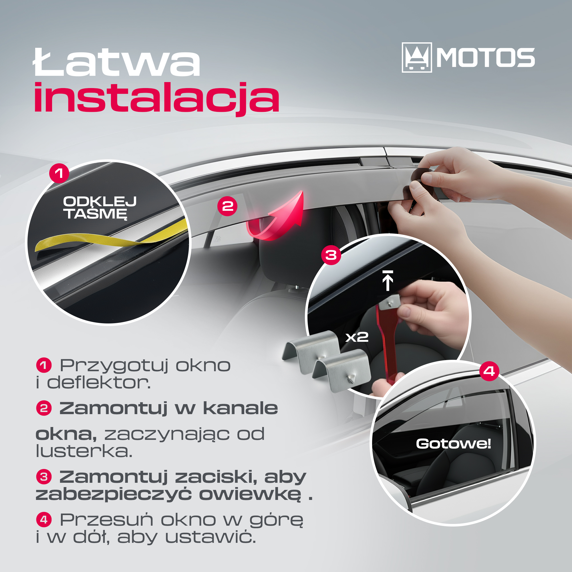 Owiewki Heko – szybki montaż