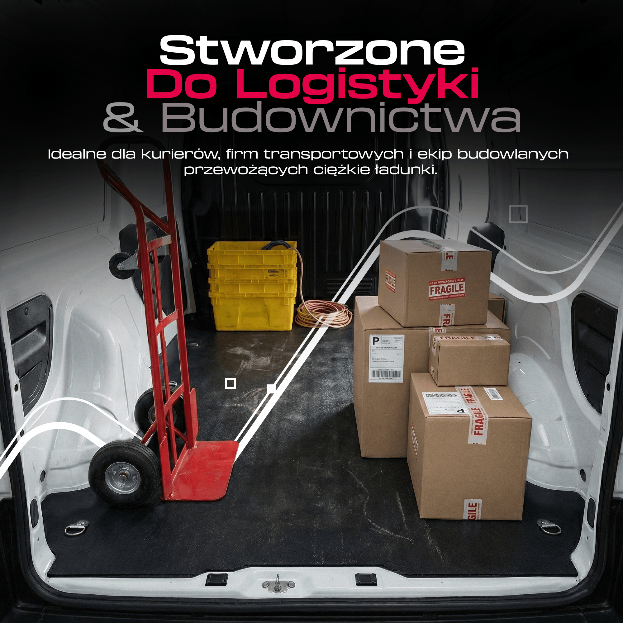Wytrzymała mata cargo do transportu i pracy