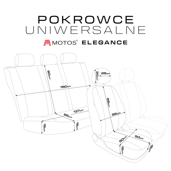 Uniwersalne pokrowce samochodowe AUTODEKOR Elegance