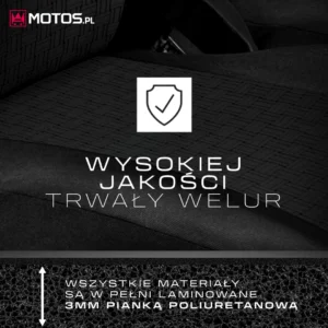 Pokrowce na siedzenia do aut typu BUS VAN 2+1 uniwersalne AUTODEKOR Elegance - obrazek 8