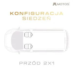 Pokrowce samochodowe Elegance do Fiat Fiorino III 2007-2024 - obrazek 2