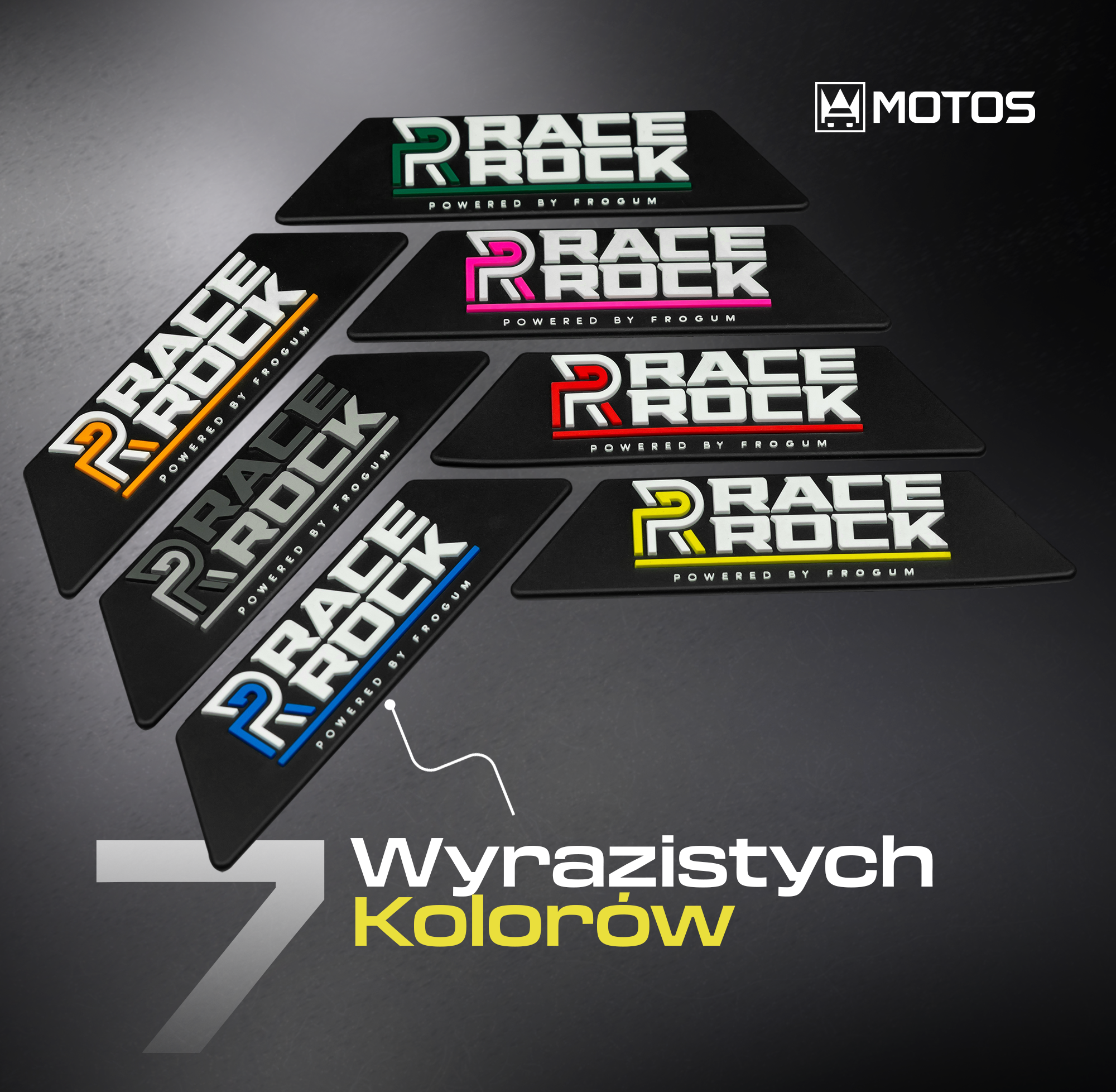 Wymienne emblematy do dywaników FROGUM Race Rock Wymienne emblematy do dywaników FROGUM Race Rock