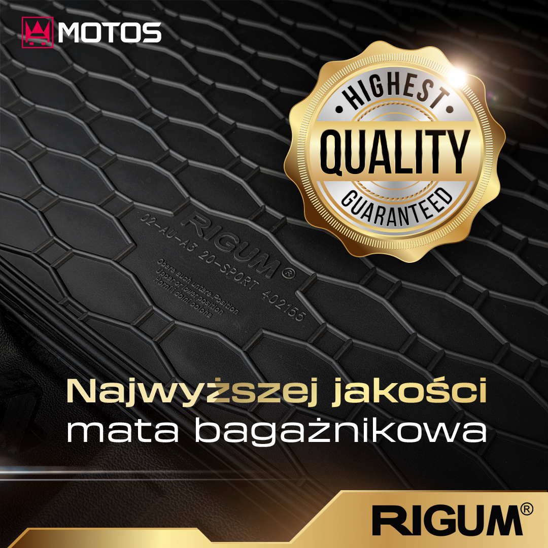 Gumowa mata bagażnika RIGUM – najwyższa jakość